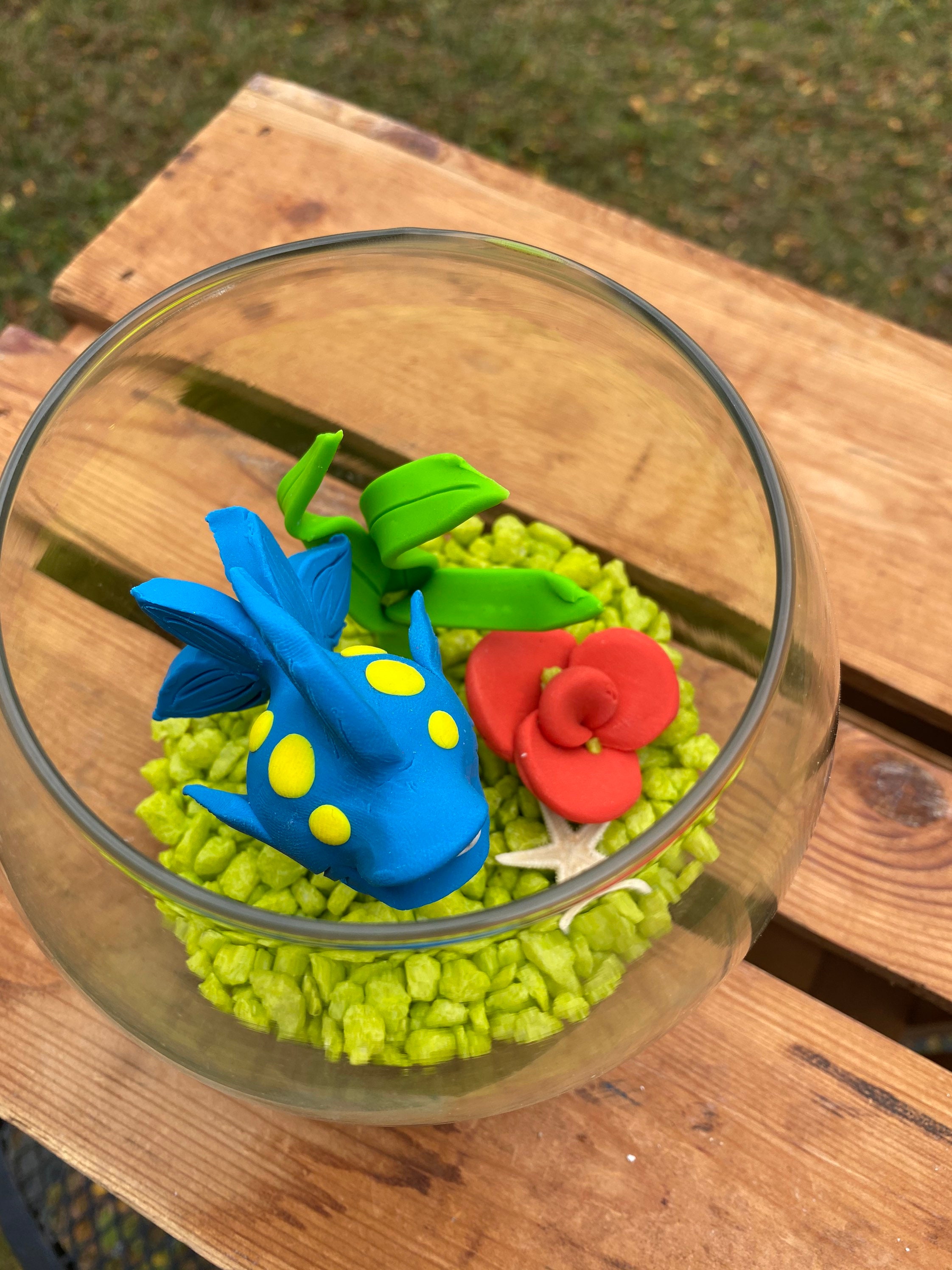 Fish Bowl Aquarium Small Fish Bowl Pet Fish Clay Fish Etsy