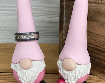 Valentines Gnome Ring Holder, Gnome Ring Cone, Ring cone, Ring Holder, Gnomes, Jewelry Holder, Valentine’s Day