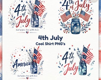 Bloemen USA 250e verjaardag PNG, Land of Free America Art, patriottisch ontwerp, 4 juli-shirt, digitale download