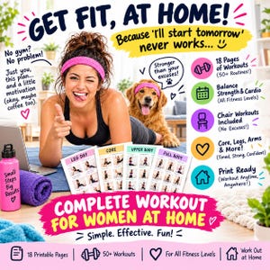Complete Workout Plan for Women at Home and Office | 50+ Women's Workout Guide