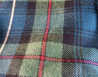 Robertson Tartan. 100% 10oz Pure New Wool. Remnant Piece. Robertson Muted available