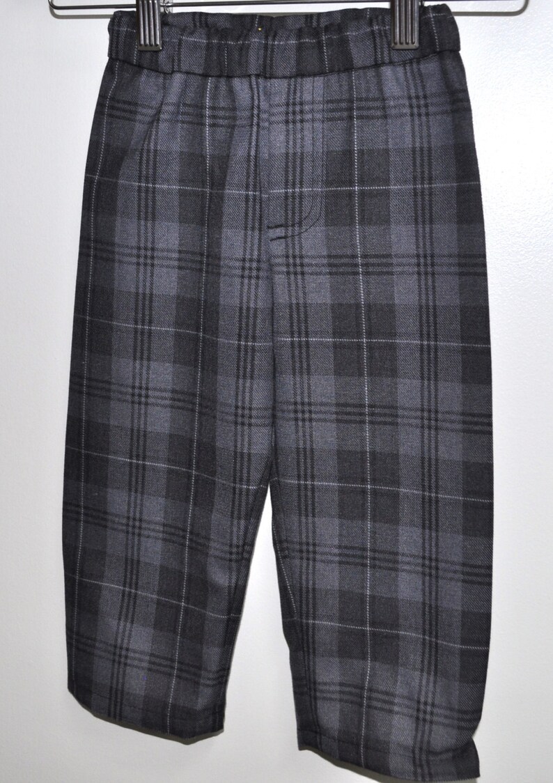 Baby Tartan Trews / Trousers in Grey Granite Tartan 6m - Etsy UK