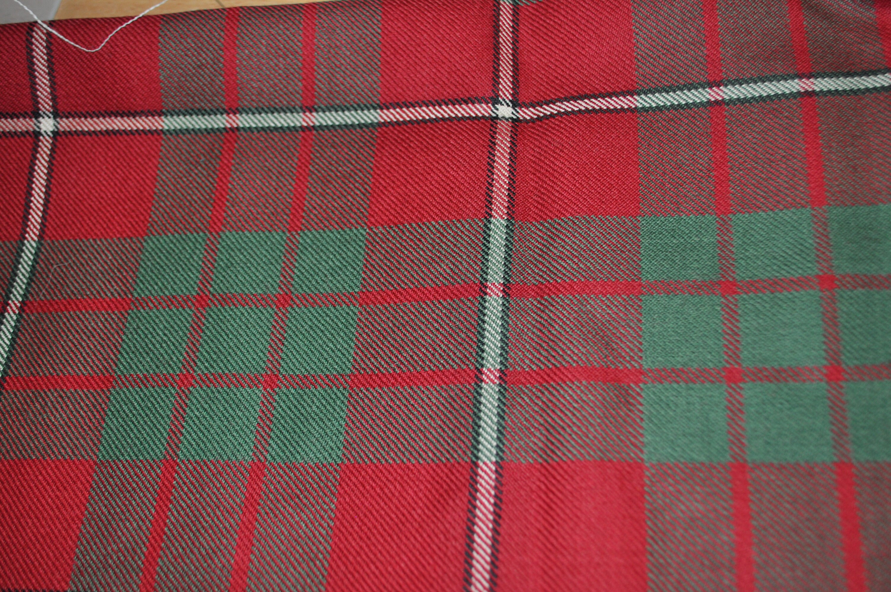 Macgregor Tartan Fabric. 100 8oz Pure New Wool. Remnant Etsy Canada