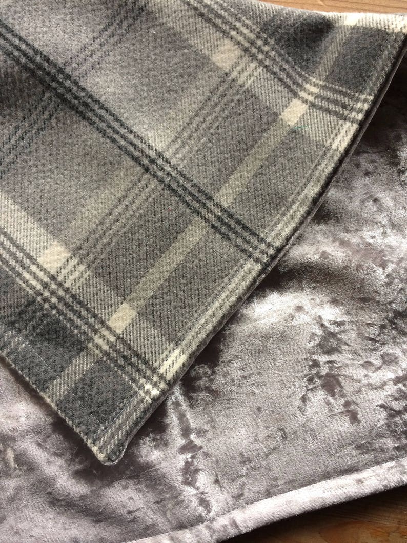 Luxury Tartan Pram Blanket. Your choice of tartan wool with | Etsy