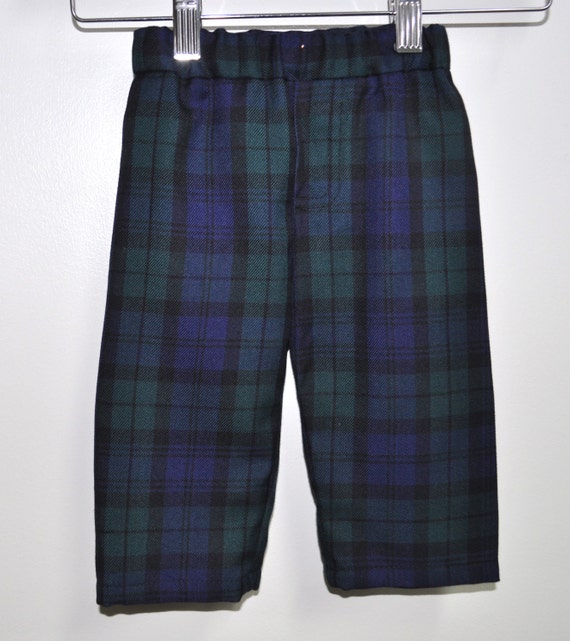 baby tartan shorts