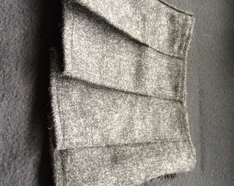 Baby Kilt, various sizes in Charcoal Grey Tweed, 100% Pure New Wool. Handmade in Scotland.