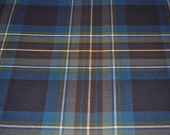 Holyrood tartan fabric. Poly viscose. Machine Washable. Price per half metre.