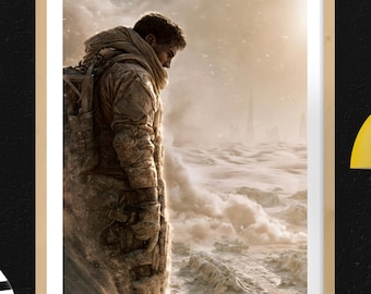 Spec Ops: The Line Gaming Poster, Wall Art, Captain Walker Dubai Desert, Gamer Decor, Digital Download