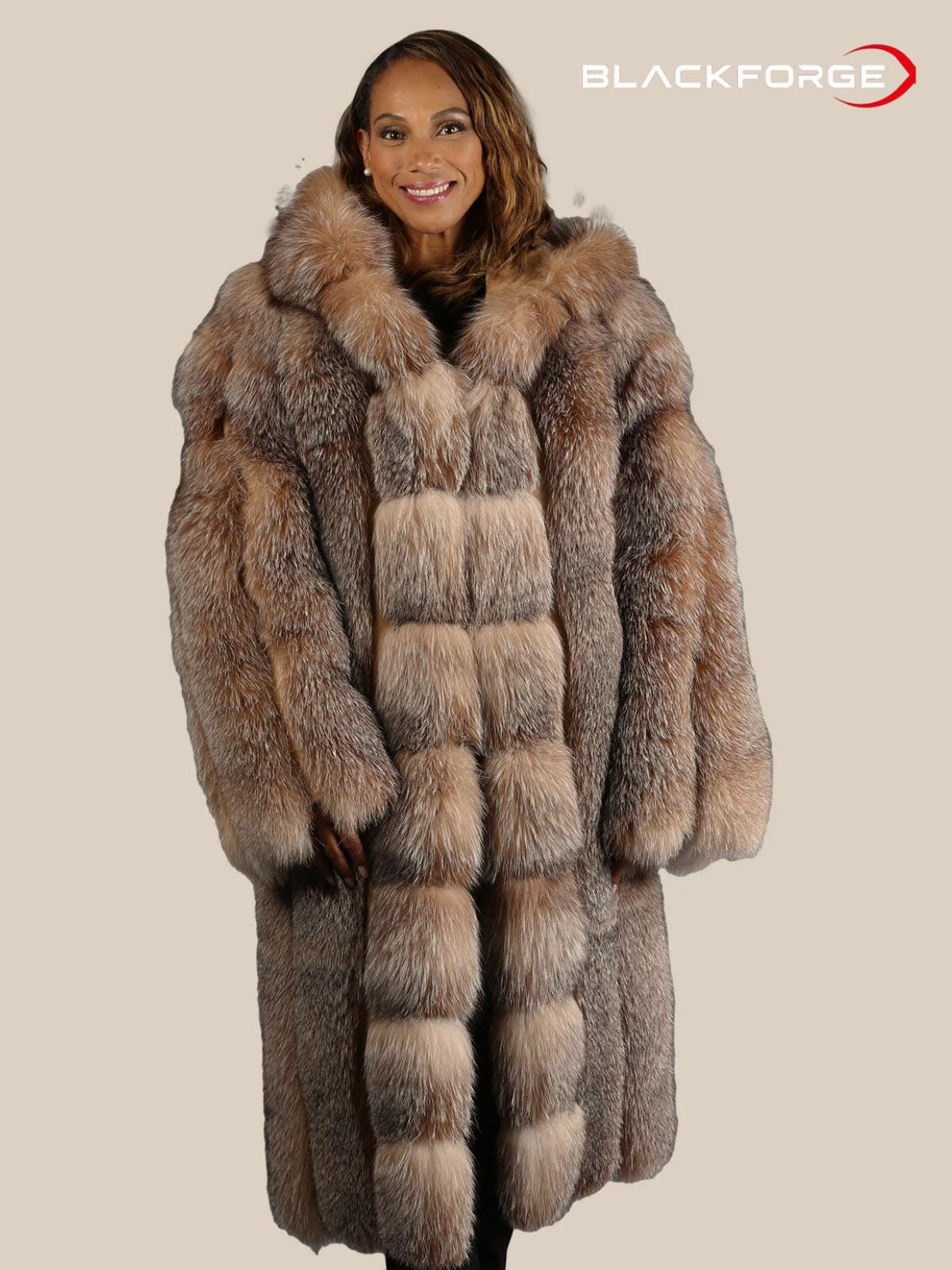 Silver fox fur coat - Etsy 日本