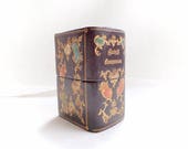 Lady 39 s companion Leather Etui sewing tools set with the name and drawing of the original owner dated March 8th 1846 w922