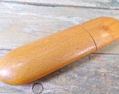 French Antique wooden Needles case etui s375