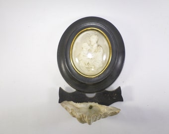 Antique Meerschaum Holy Water Font French Antique circa 1860 (w716)