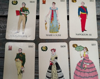 Déguisement vintage français pour jeu de cartes x129