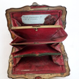 French Antique Coin Purse owned by Admiral Romain Desfossés 1798-1864 w499 image 3