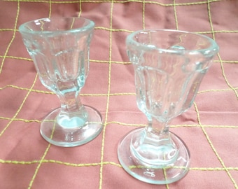 Special Bistrot "Not as it seems" trompeur trick Glass set of 2 Rare (v530)