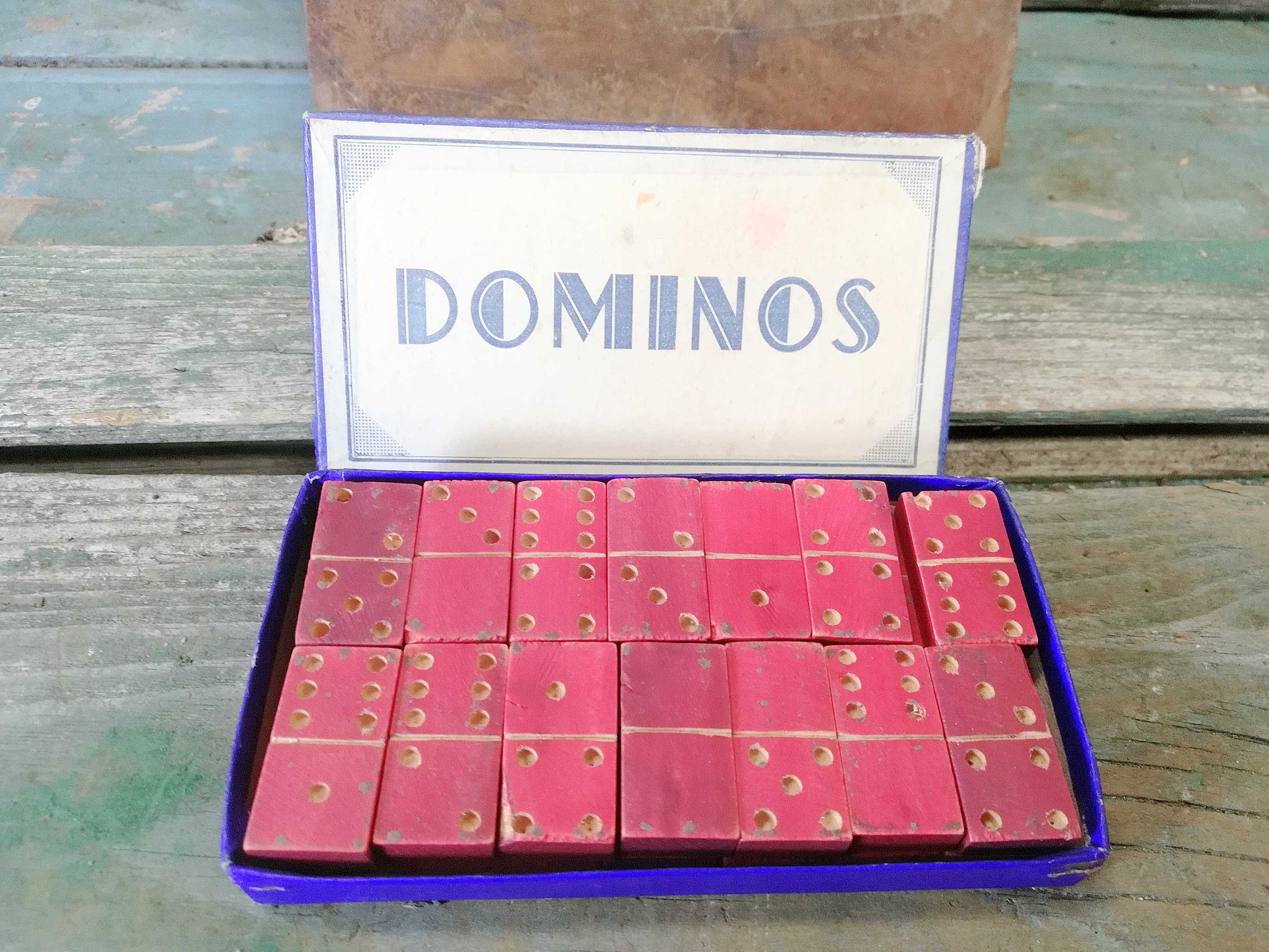 Wooden Domino Game Wooden Dumber Dominoes Eco Friendly Toy 