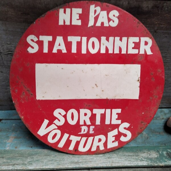 French Road Sign Etsy