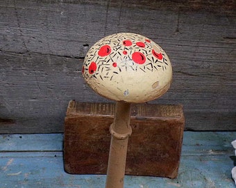 French Antique Hand Painted Hat Stand s883