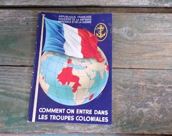 French 1938 guide "How to join the colonial army"