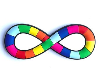 Neurodiversity Pride Autistic PVC Fridge Magnet