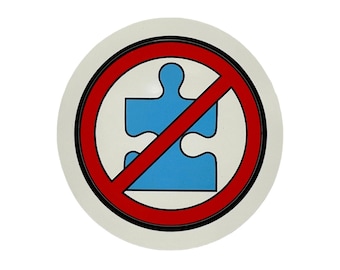 Discontinued Autistic Pride Sticker, Autism Awareness Vinyl Sticker, Autism Awareness Puzzle Piece Sticker, Autism Awareness Support Sticker