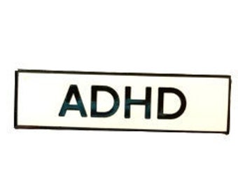 ADHD SMALL SIZE Pin Kommunikation 1,5 Zoll Identität Emaille Pin