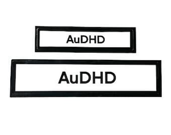 AuDHD Communication Stickers Set of 2