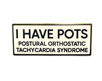 Tengo síndrome de taquicardia ortostática postural (POTS) PIN PEQUEÑO de 1,5 pulgadas (3,8 cm) de esmalte