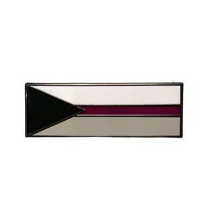 Demisexual 1.5 Inch LGBTQIA2+ Pride Flag Enamel Pin