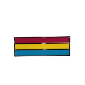 Pansexual 1.5 Inch LGBTQIA2+ Pride Flag Enamel Pin