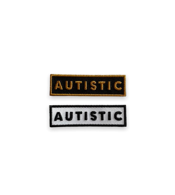 Autistic Autism Pride Identity Word Iron on Patch Etsy