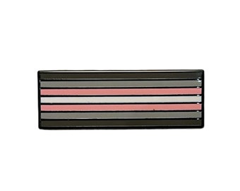 Demigirl 1,5 inch LGBTQIA2+ Pride-vlag emaille pins stopgezet