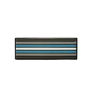 Demiboy 1.5 Inch LGBTQIA2+ Pride Flag Enamel Pin