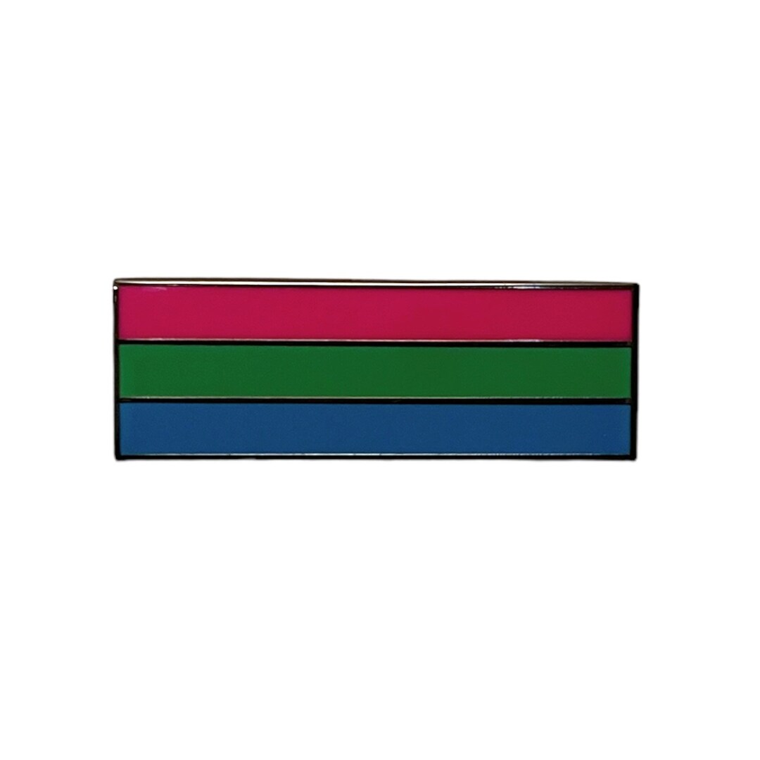 Polysexual 1.5 Inch LGBTQIA2+ Pride Flag Enamel Pin - Etsy