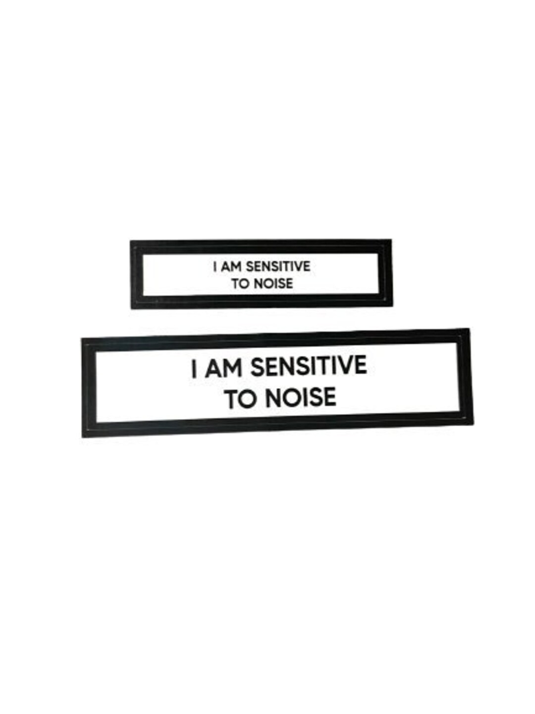 I Am Sensitive to Noise Communication Vinyl Stickers Set of 2 Etsy
