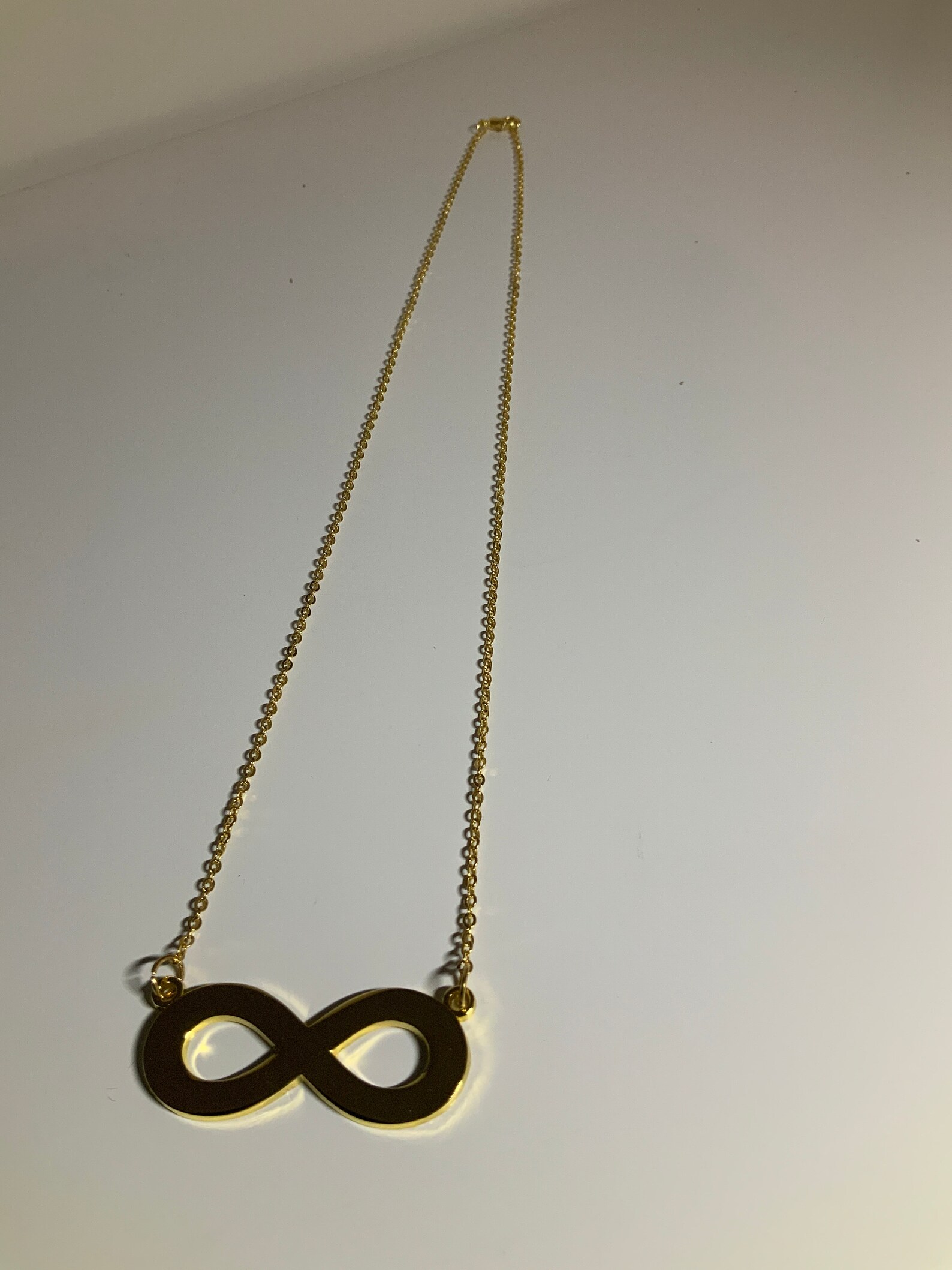 Autistic Pride Infinity Gold Enamel Necklace Autism Etsy