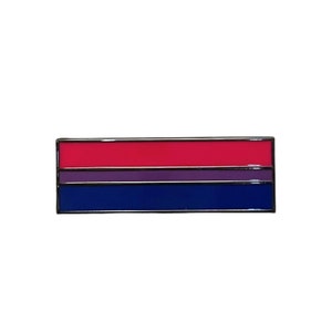 Bisexual 1.5 Inch LGBTQIA2+ Pride Flag Enamel Pin