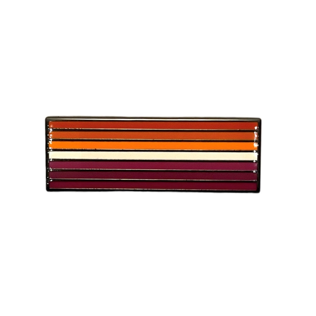 Lesbian Sunset 1.5 Inch LGBTQIA2+ Pride Flag Enamel Pin - Etsy