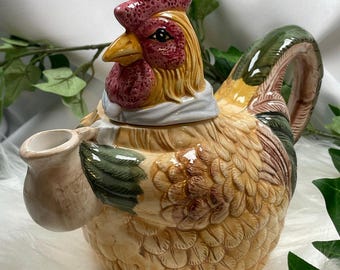 Zabytkowy czajnik Fitz And Floyd Rooster