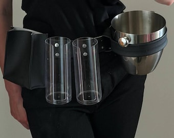 Kaviarservice Zubehör | Blini & Crème Fraîche Halter | Kaviar Gürtel Anhänge | Sommelier Zubehör | Luxus Gastro-Set