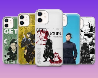Geto Handyhülle Suguru Geto JJK Jujutsu Kaisen Abdeckung für iPhone 17Pro, 16, 15, 14, 13, 12, Samsung S26, S25, S24, S23Fe, A16, Pixel 10, 9Pro