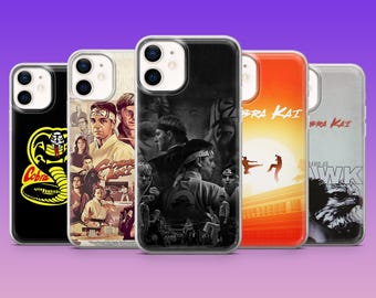 Etui na telefon Cobra Kai Karate Kid Johnny Lawrence Cover do iPhone'a 17Pro, 16, 15, 14, 13, 12, Samsunga S26, S25, S24, S23Fe, A16, Pixela 10, 9Pro