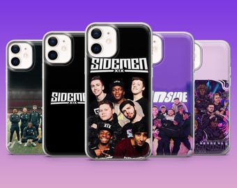 Etui na telefon Sideman KSI Streamer Cover do modeli iPhone 17Pro, 16, 15, 14, 13, 12, Samsung S26, S25, S24, S23Fe, A16, A56, Pixel 10, 9Pro