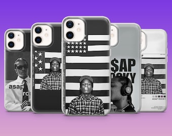 Asap Rocky Handyhülle Rap Rocky Hülle für iPhone 17Pro, 16, 15, 14, 13, 12, Samsung S26, S25, S24, S23Fe, A16, A56, Pixel 10, 9Pro