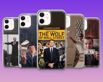 Leonardo DiCapro Handyhülle Geld The wolf of wall street Abdeckung für iPhone 17Pro, 16,15, 14,13,Samsung S26,S25,S24,S23Fe, A16,Pixel 10, 9Pro