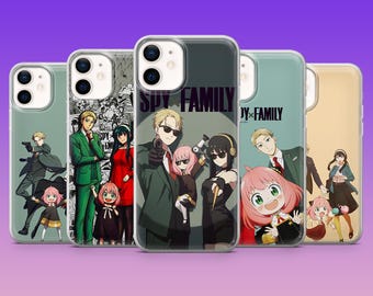 Spy X Family Phone Case Anya Forger Chibi Anime Cover for iPhone 17Pro, 16, 15, 14, 13, 12, Samsung S26, S25, S24, S23Fe, A16,Pixel 10, 9Pro