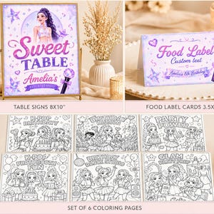 Kpop Demon Hunters Birthday Invitation Birthday Editable Girls Kpop Anime Invite Digital Download Kpop Invitation 5x7 Digital Download image 9
