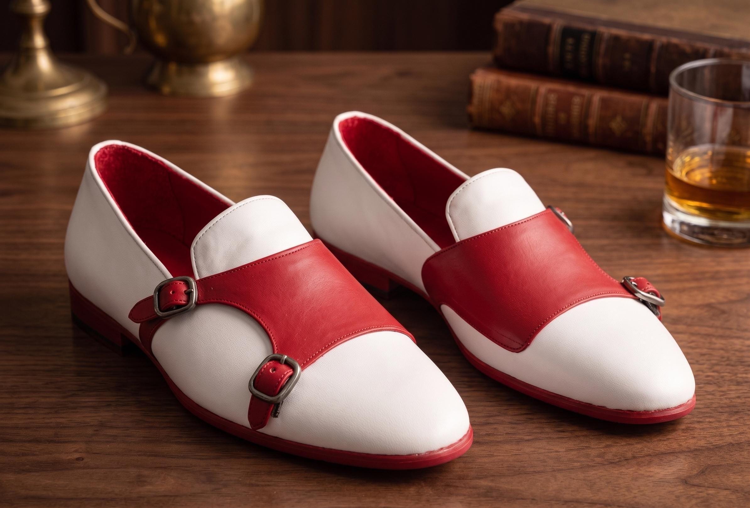 Red Mens Dress Shoes - Etsy