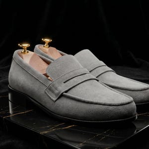Loafers Italian Mens Shoes - Etsy display picture 1