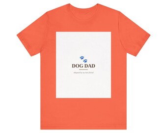 Dog Dad Since Year T-Shirt | Father's Day Gift Dog Lover Dad